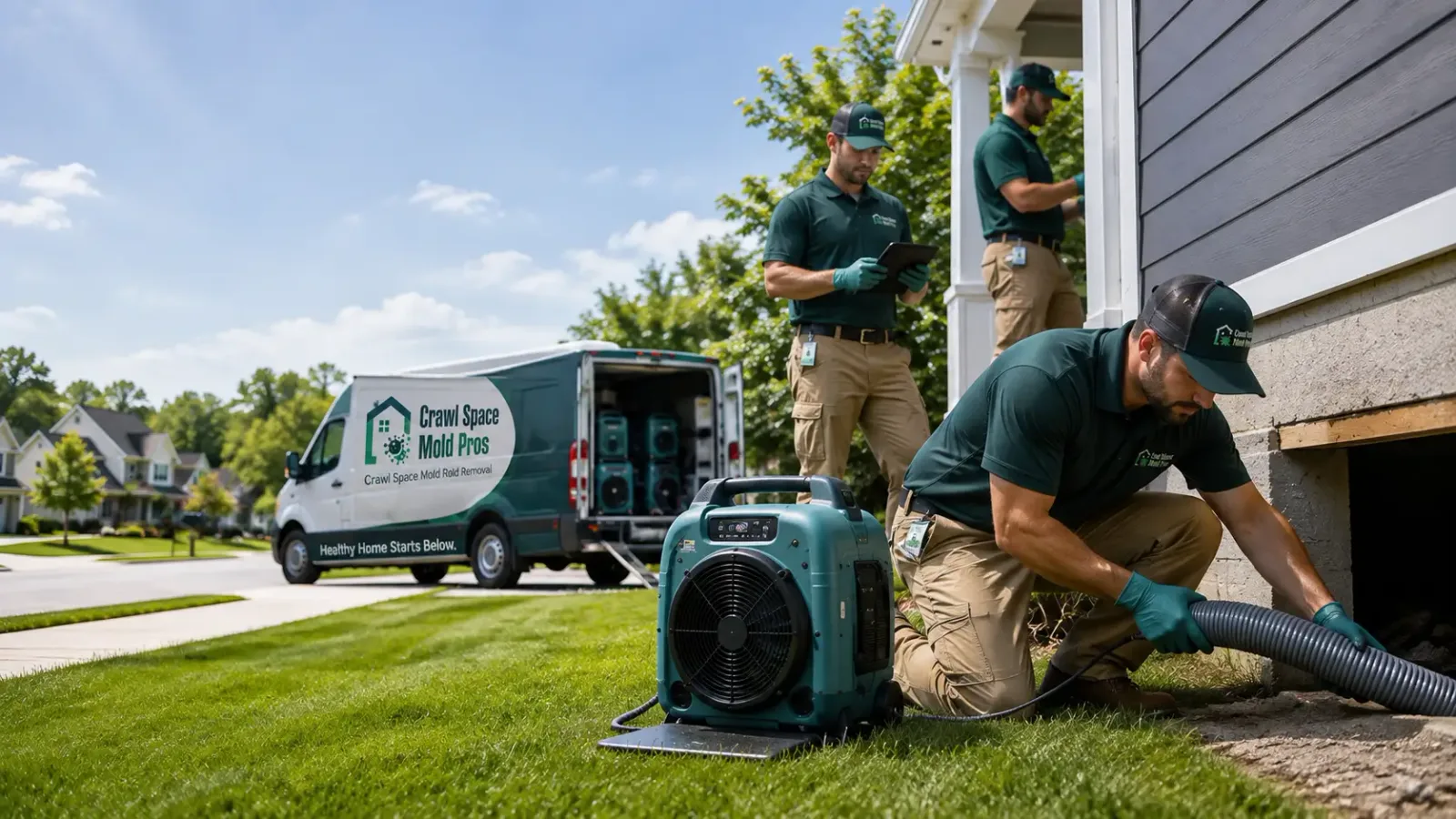 Crawl Space Mold Removal in Spirit Lake, IA